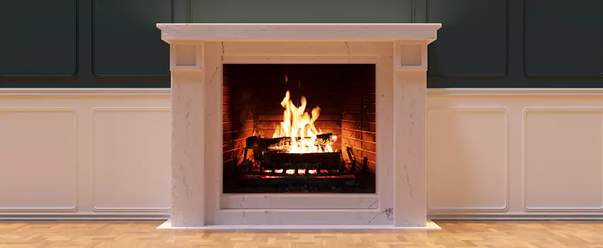 Open Flame Wood-Burning Fireplace Installation Services in Lancaster, Texas