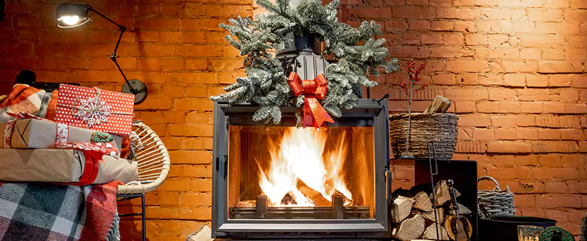 Travis Industries Linear Gas Fireplace Installation in Lancaster, Texas