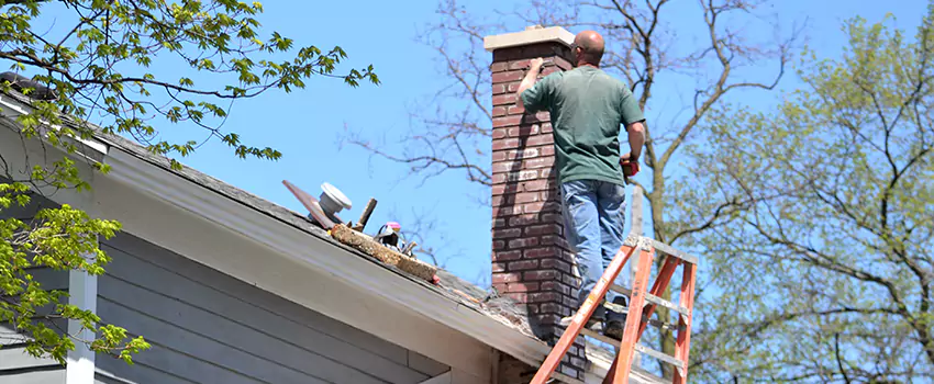 Vinyl and PVC Chimney Flashing Installation in Lancaster, TX