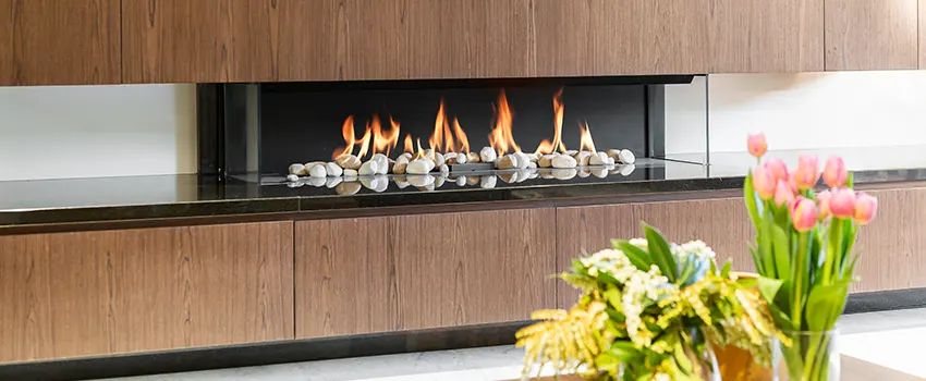 Double-height Fireplace Design Refurbishment in Lancaster, Texas